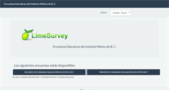 Desktop Screenshot of encuestas.imbc.mx