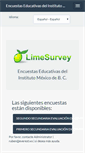Mobile Screenshot of encuestas.imbc.mx